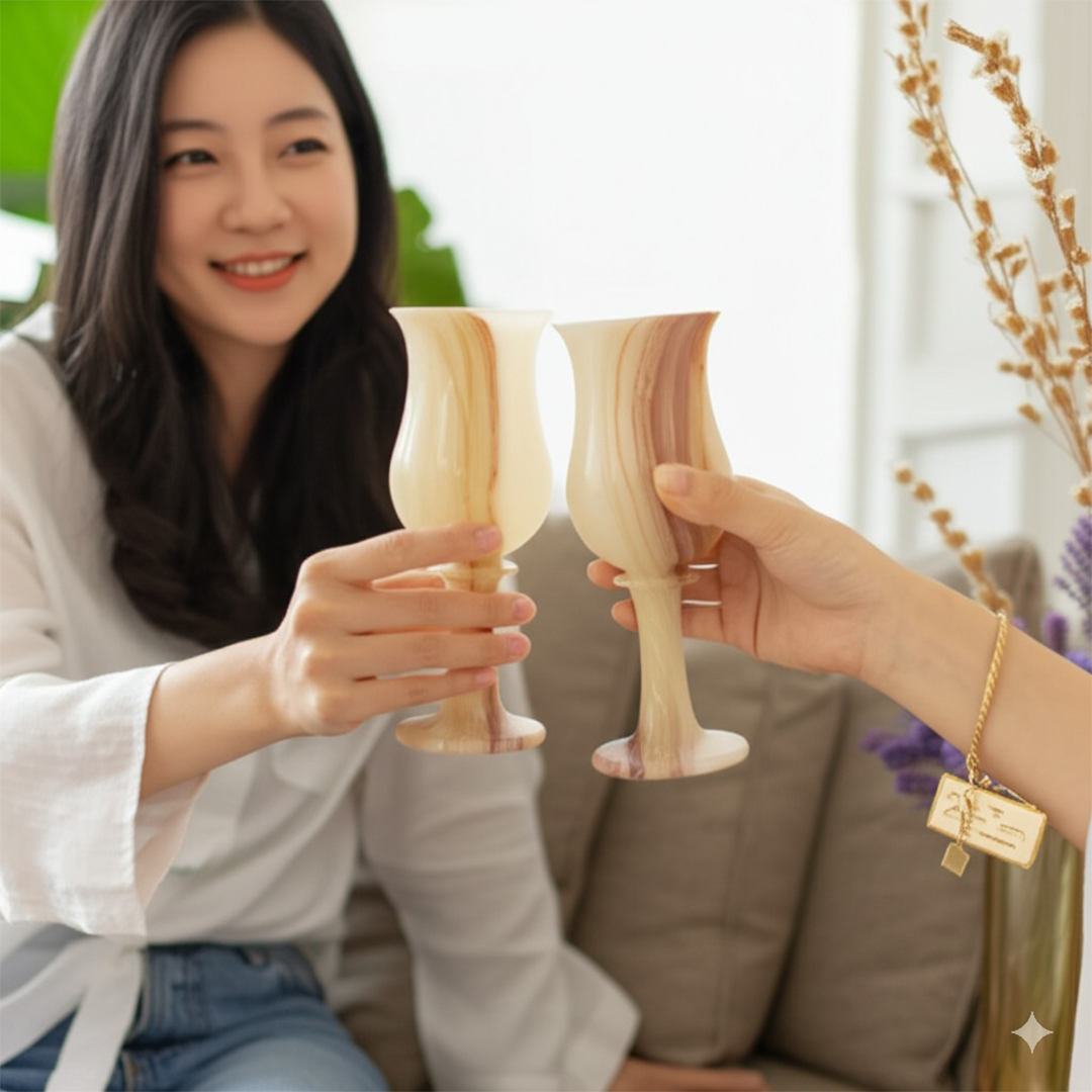 Marble Celebration Glasses (2)