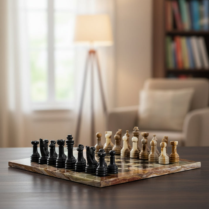 Onyx & Black Chess (12x12)