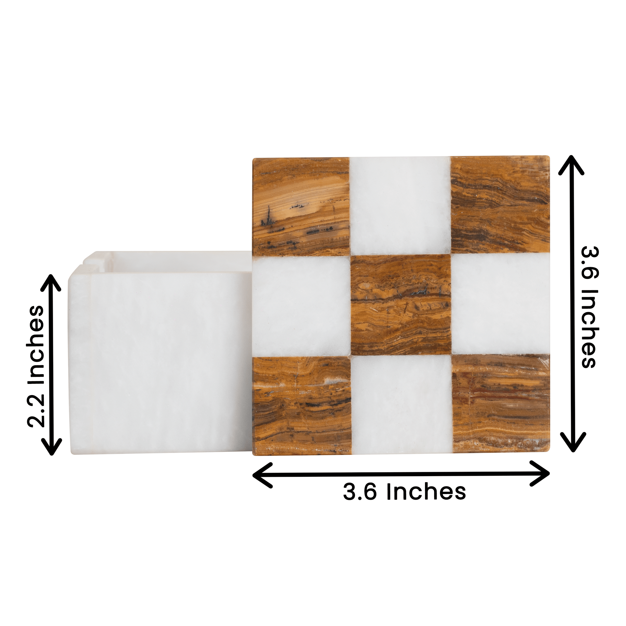 Marble Tea Coaster (Set of 6 ) Square