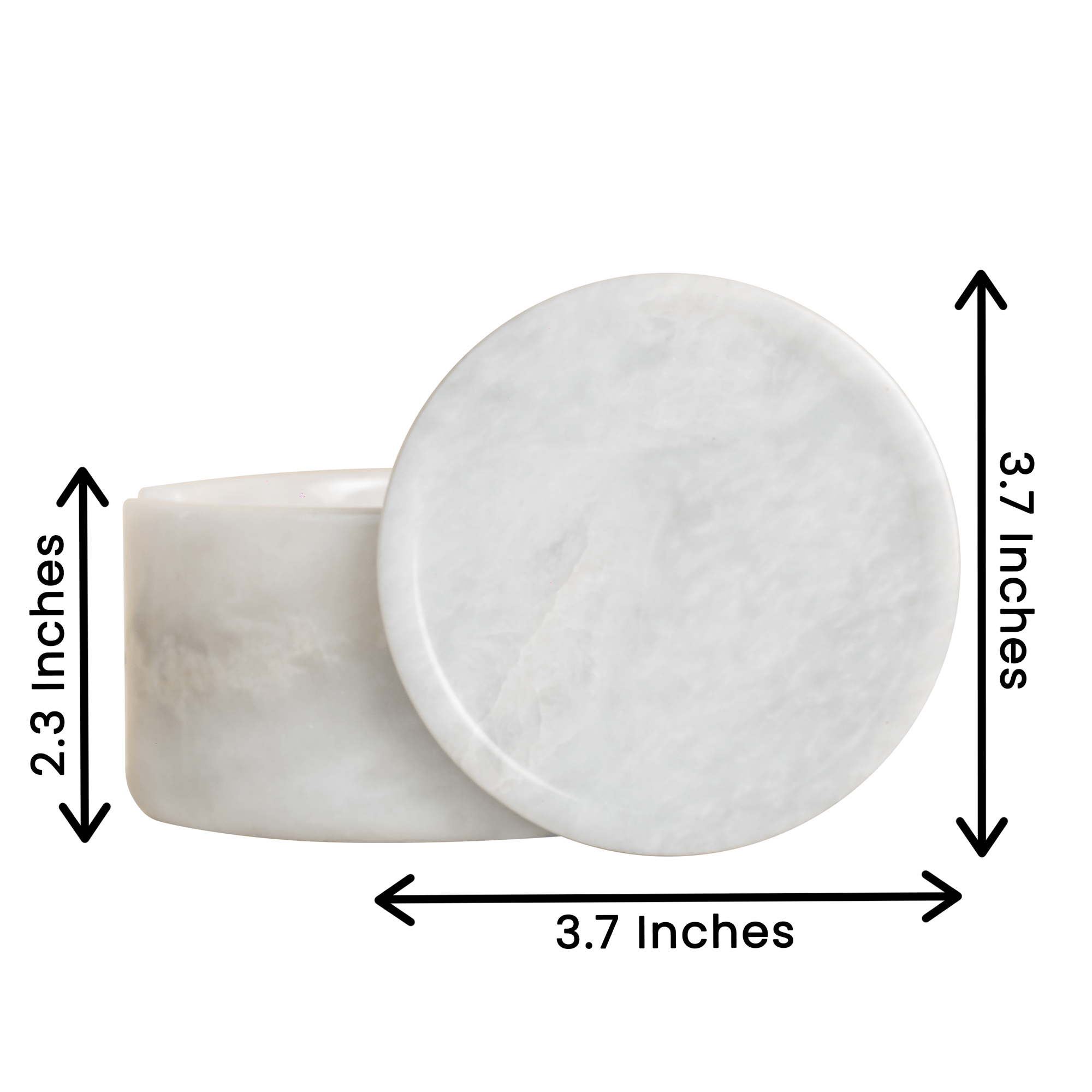 Marble Tea Coaster (Set of 6 ) Round