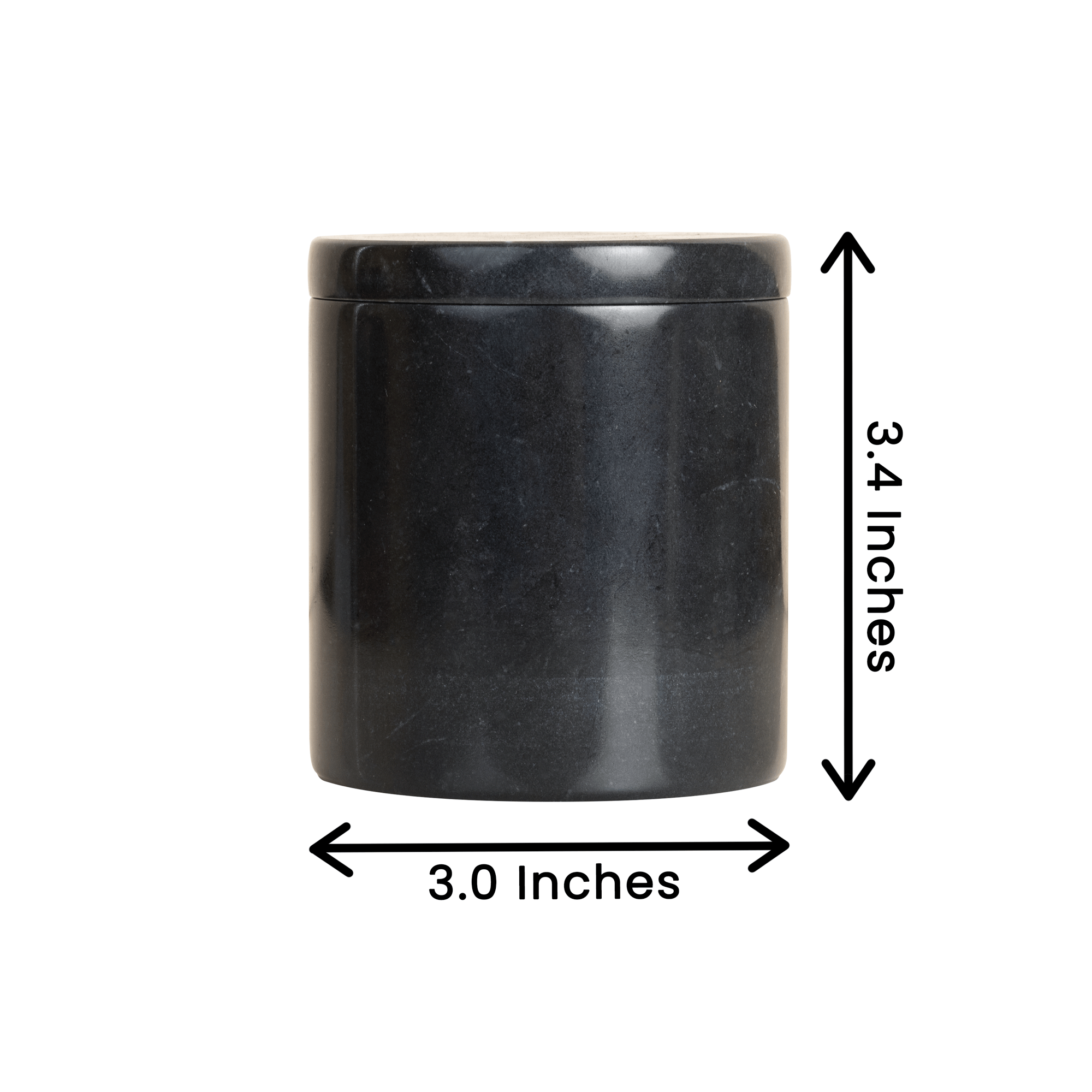 Candle Jar (black)