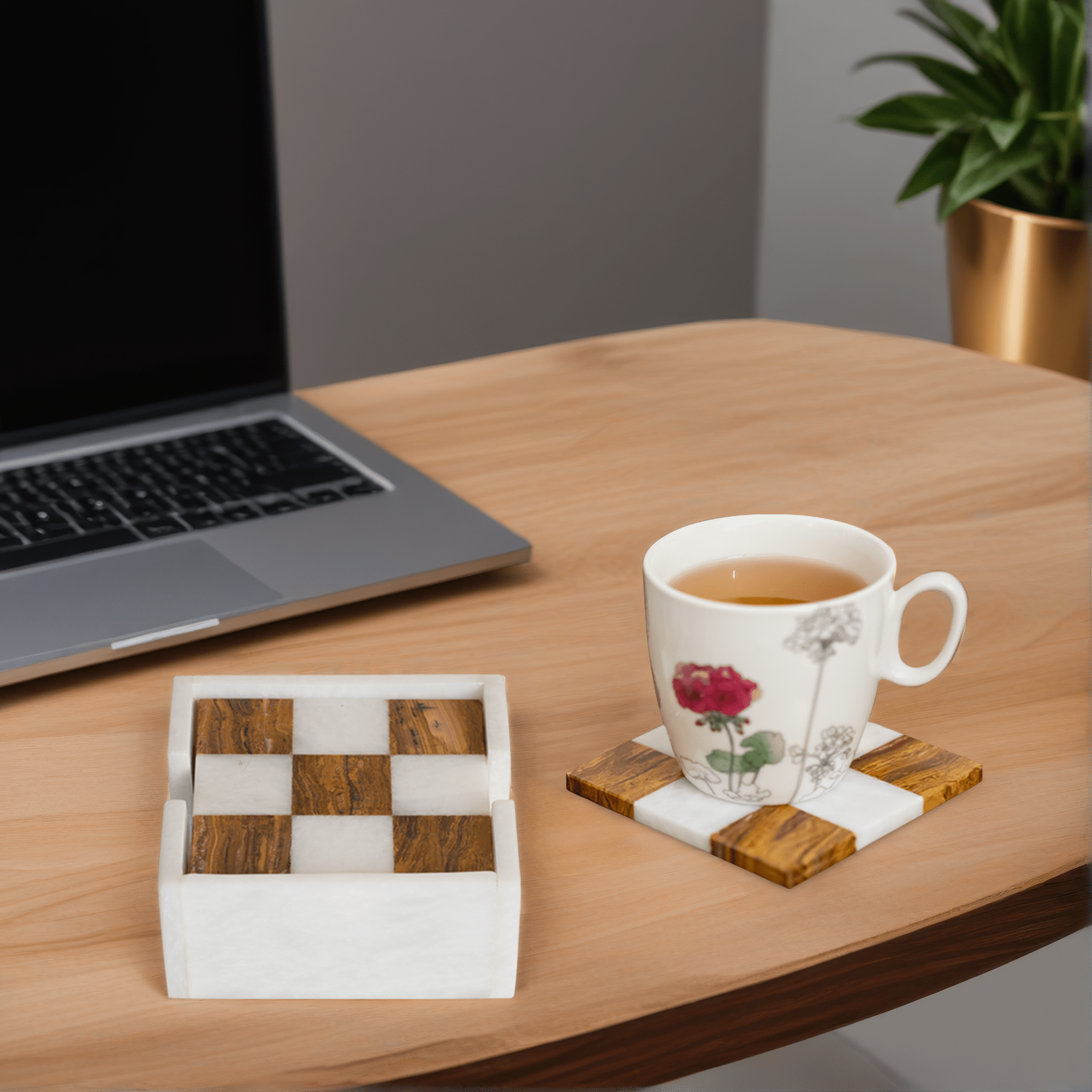 Marble Tea Coaster (Bundle of 3)