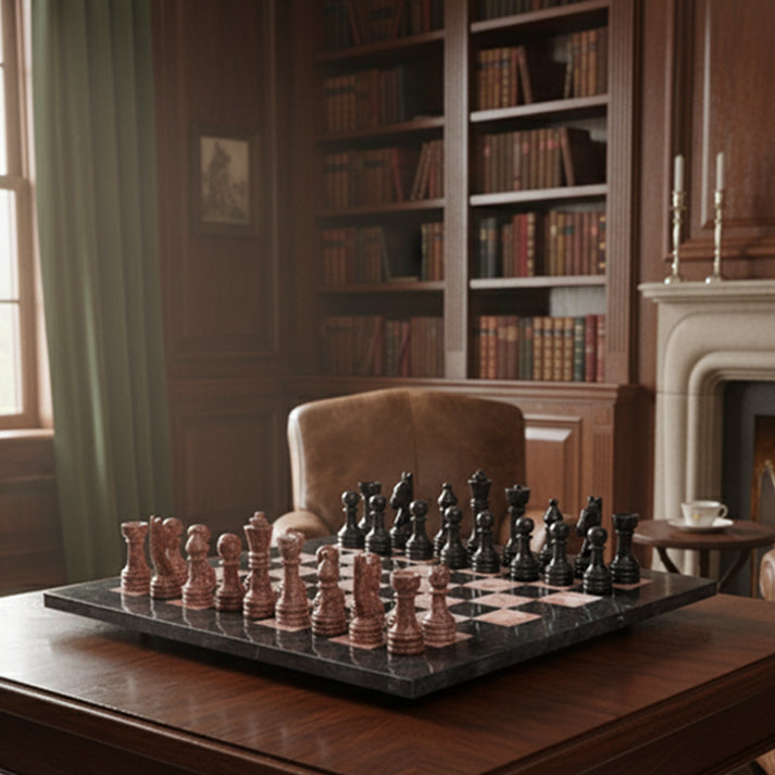 Black & Rose Pink 15x15