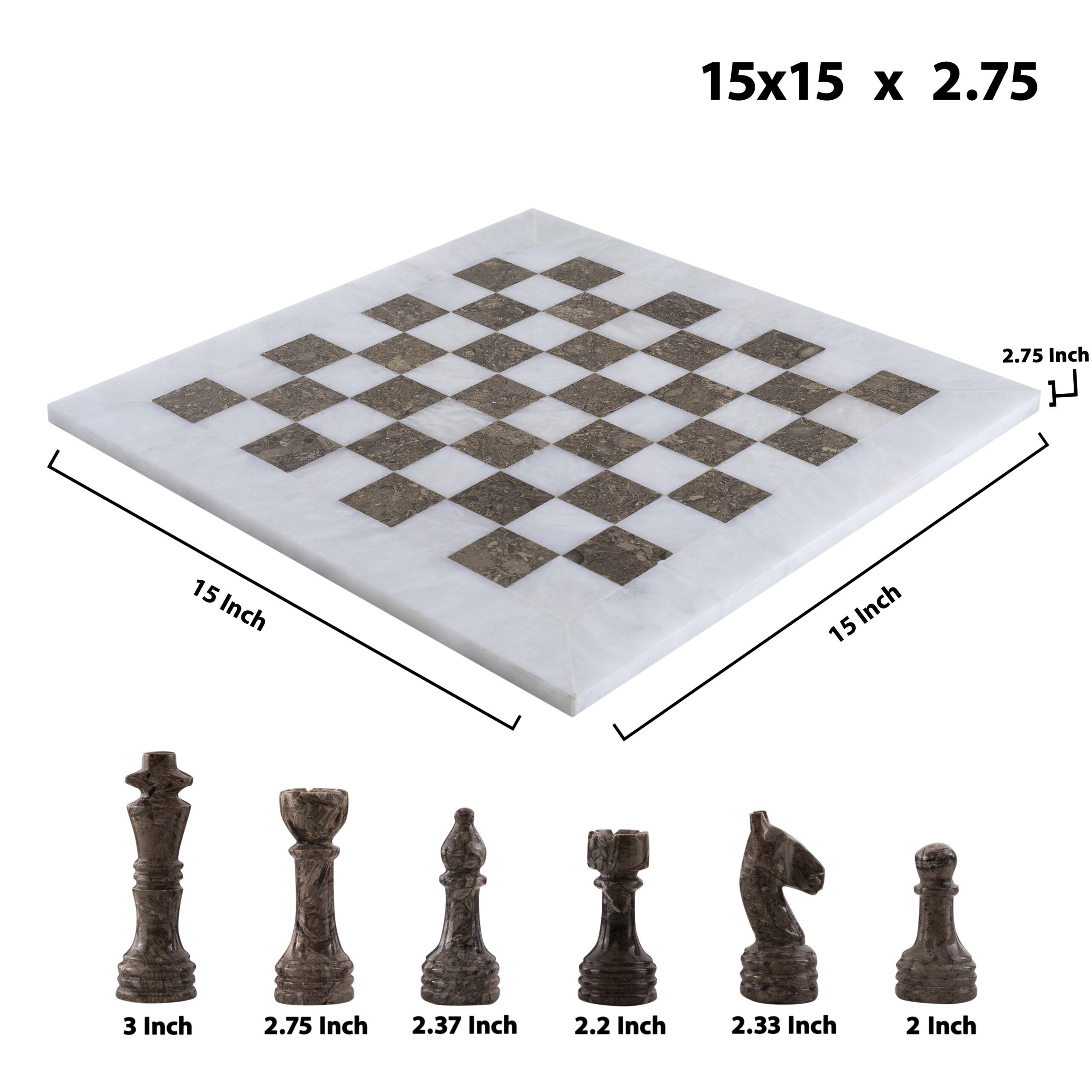 White & PineCone Chess (15x15)