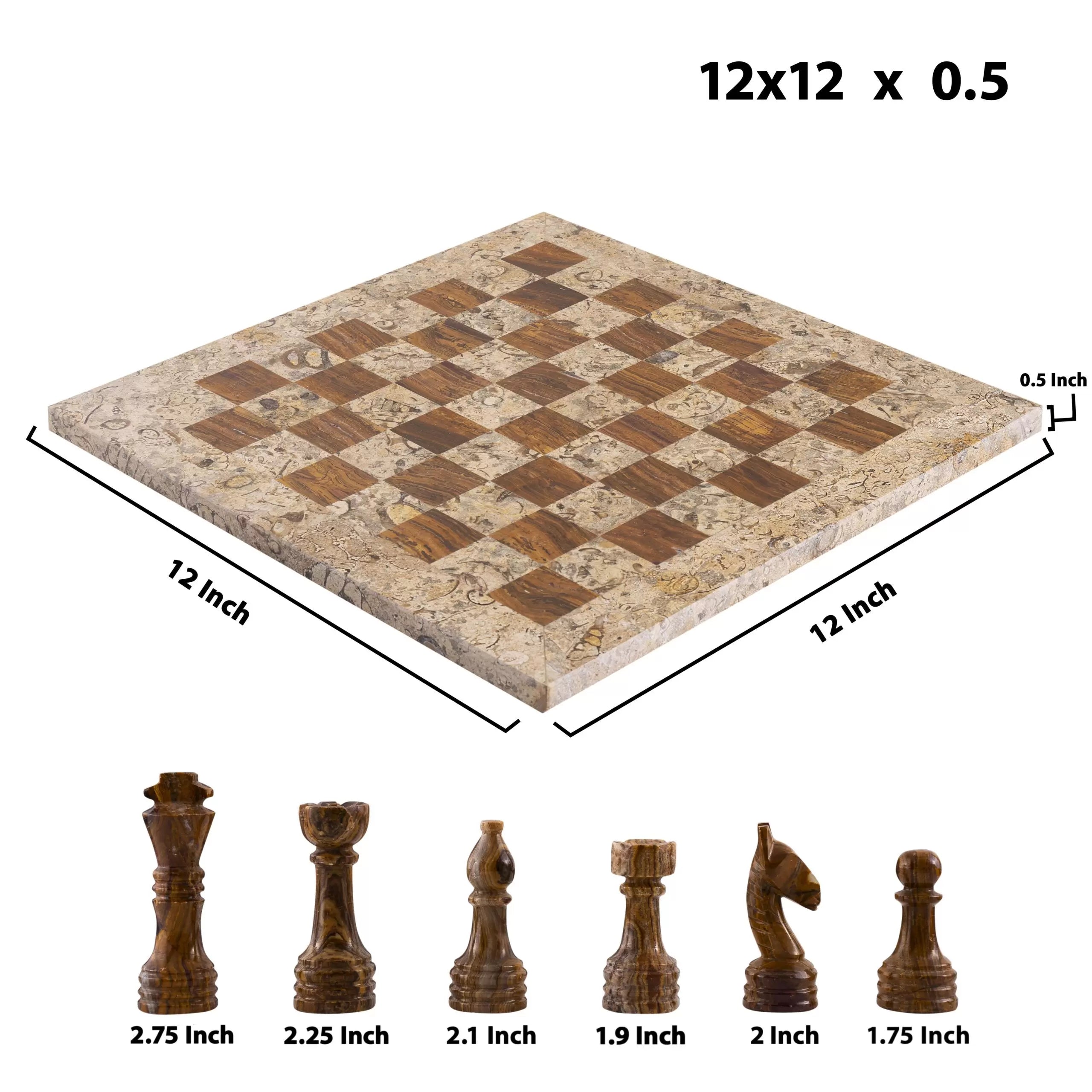 Desert Sand & Muddy Water Chess (12x12)