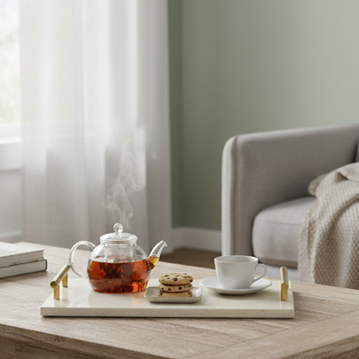 Desert Dream Rectangular Marble Tray 9x14