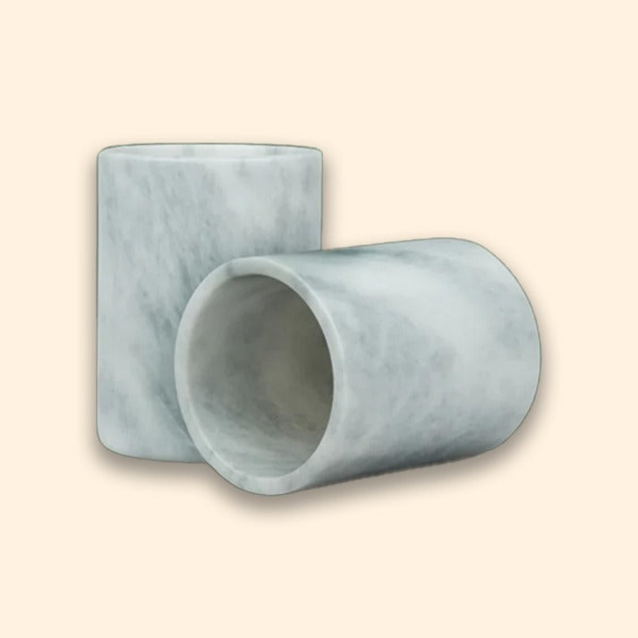 Marble Utensil Holder/ Vase 5x7